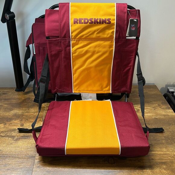 NFL Washington Redskins Folding Stadium Seat with Frame Bleacher NEW with tags - Picture 1 of 10